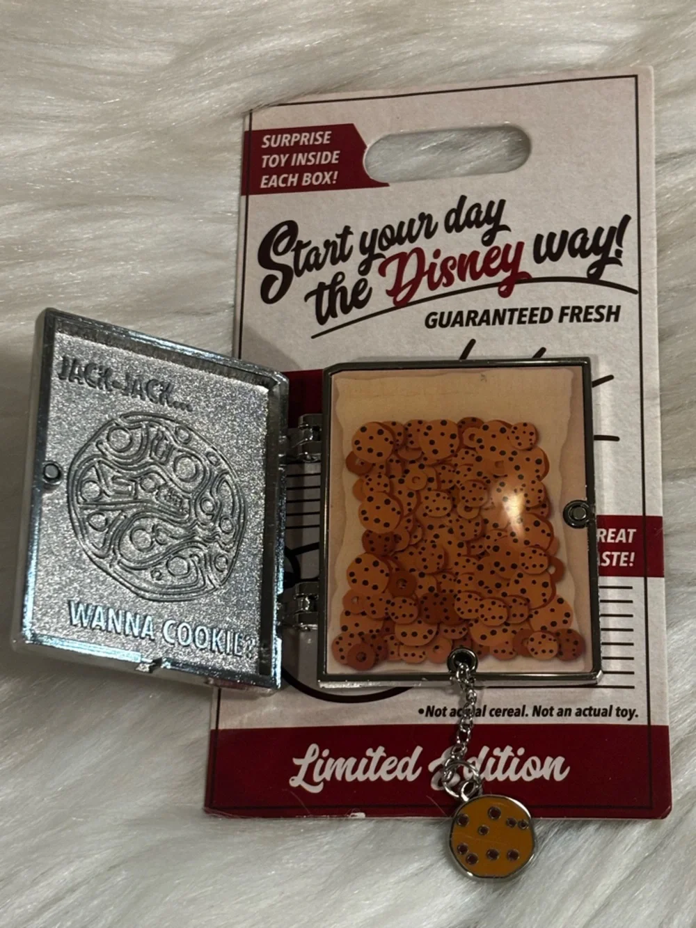 Disney Pin - Start Your Day The Disney Way! - Jack-Jack's Cookies N' Milk Pin